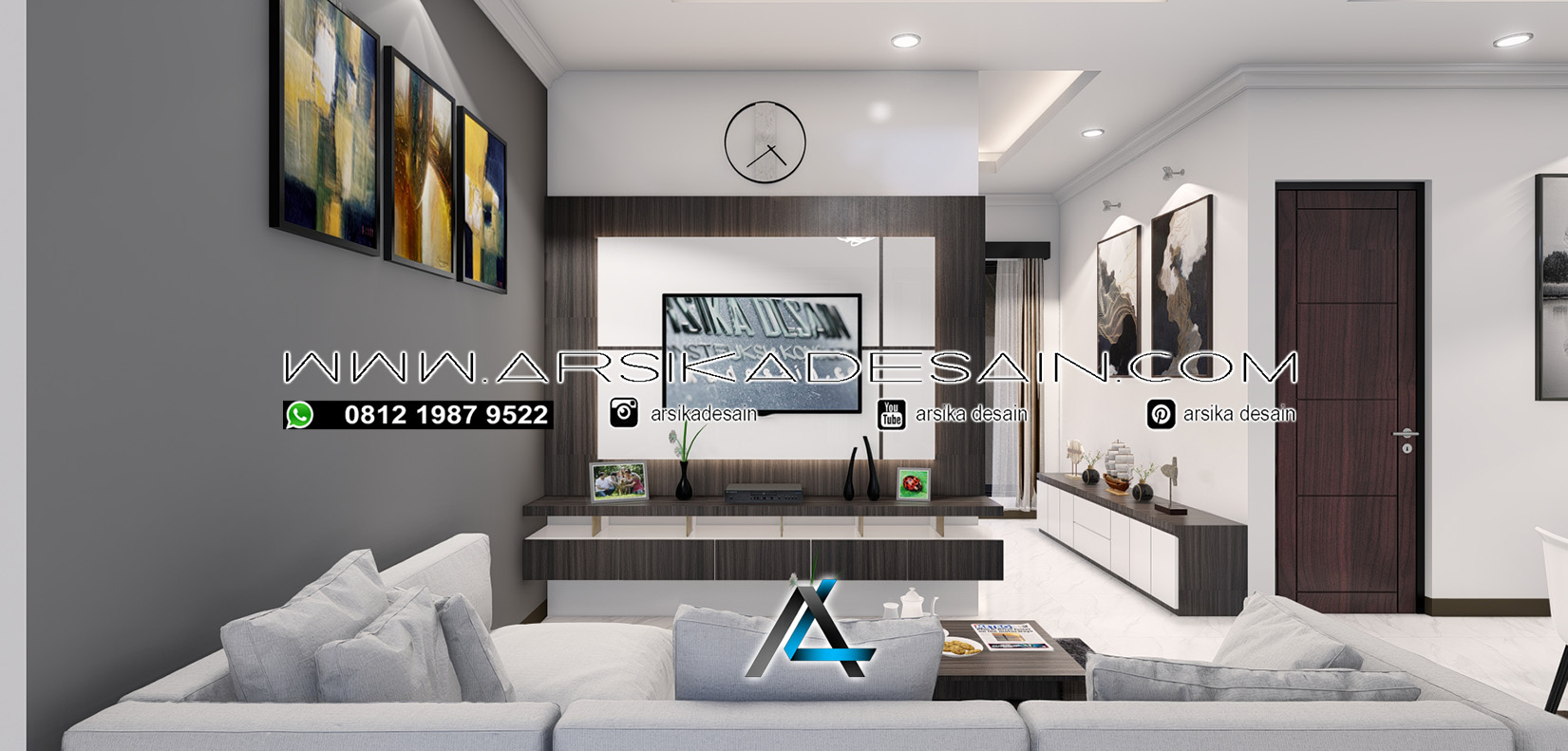 Desain Interior Rumah 21 X 18 Meter Pemilik Ibu Yuli Banjarnegara Jawa Tengah Arsika Desain Konstruksi Pt<script async src=