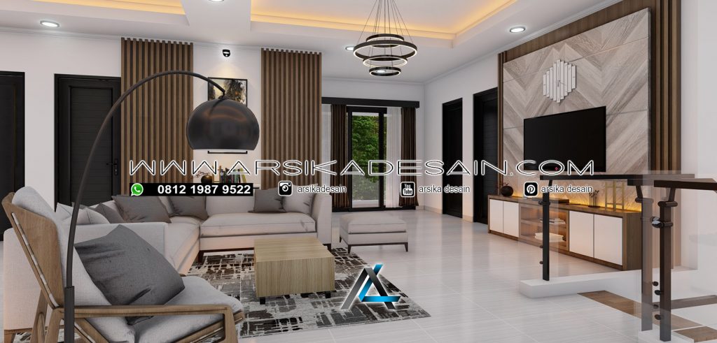 Desain Interior Rumah 21 X 21 Meter Pemilik Bapak Halim Jawa Barat