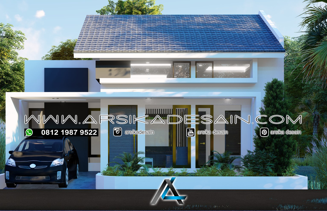  desain rumah 9x12  meter ARSIKA DESAIN  KONSTRUKSI PT