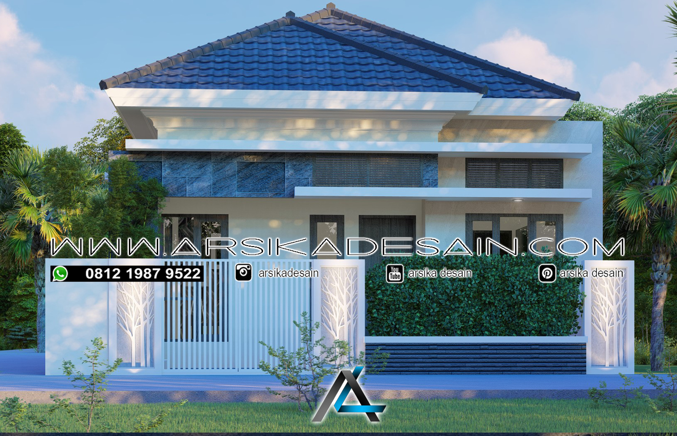  desain rumah 9x16  meter ARSIKA DESAIN  KONSTRUKSI PT