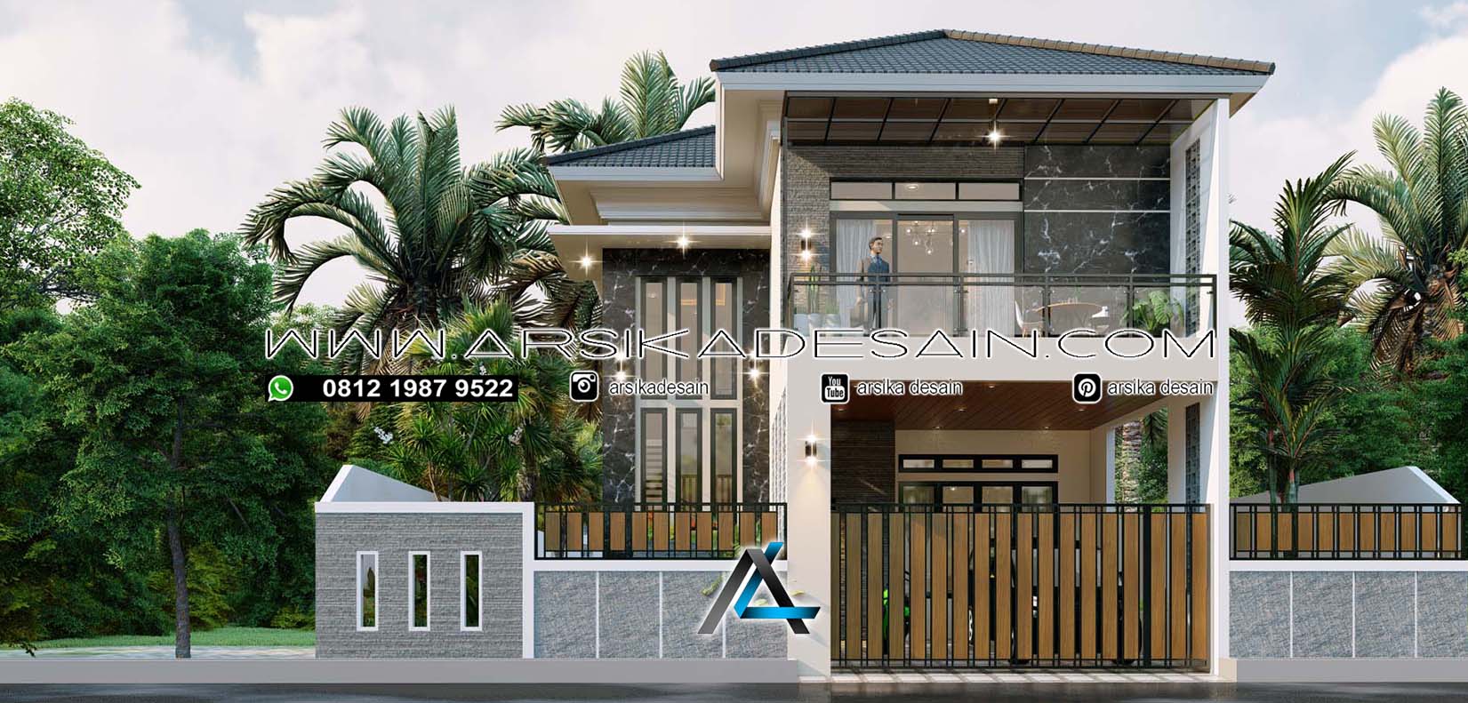 DESAIN RUMAH 16 X 30 METER PEMILIK BAPAK WAYAN BALI ARSIKA DESAIN KONSTRUKSI PT