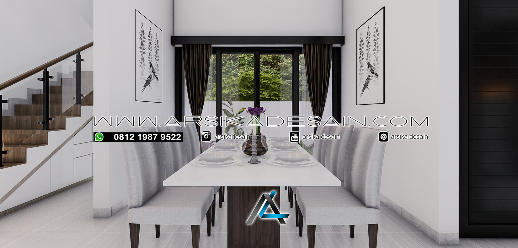 DESAIN INTERIOR RUMAH 18 X 16 METER PEMILIK : BAPAK ENDANG - JAKARTA ...